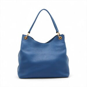 Prada Phoenix Hobo Bag Vitello Leather Shoulder Blue